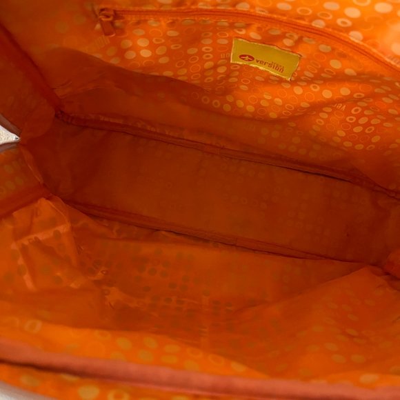 Vinyl Funny Comic Travel Bag Carry on ! Some Flaws but GUC ! MoMA Art - Picture 16 of 16